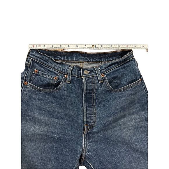 LEVI’S 501® ORIGINAL FIT RAW HEM HIGH RISE WOMEN'S JEANS SZ 26 - Picture 7 of 9